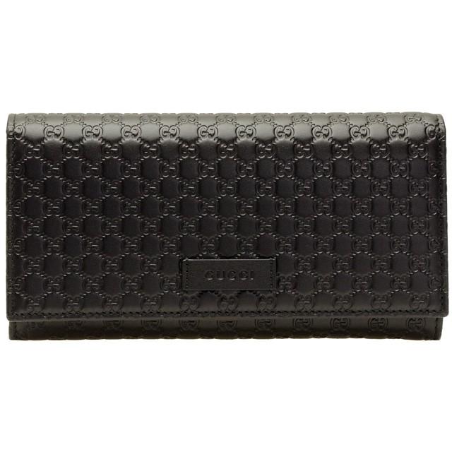 GUCCIグッチシマレザー2つ折り長財布小銭入れありブラウン グッチシマ グッチ GUCCI 財布 長財布 二つ折り ブラック マイクロ