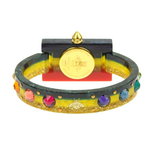 GUCCI ラウンドフェイス時計 マルチカラー GUCCI（グッチ） 腕時計 小物 マルチカラー レディース 472735