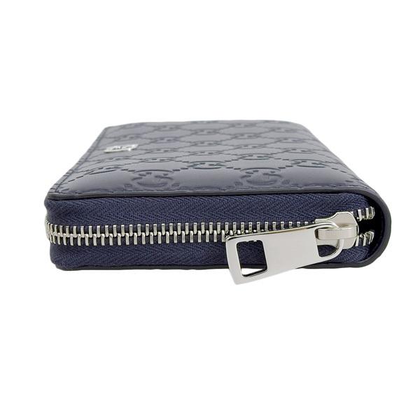 GUCCI（グッチ） 財布 レディース長財布 アウトレット レザー ネイビー