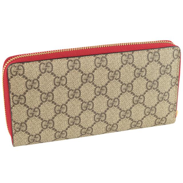 GUCCI（グッチ） 財布 長財布 ラウンドファスナー 刺繍 猫
