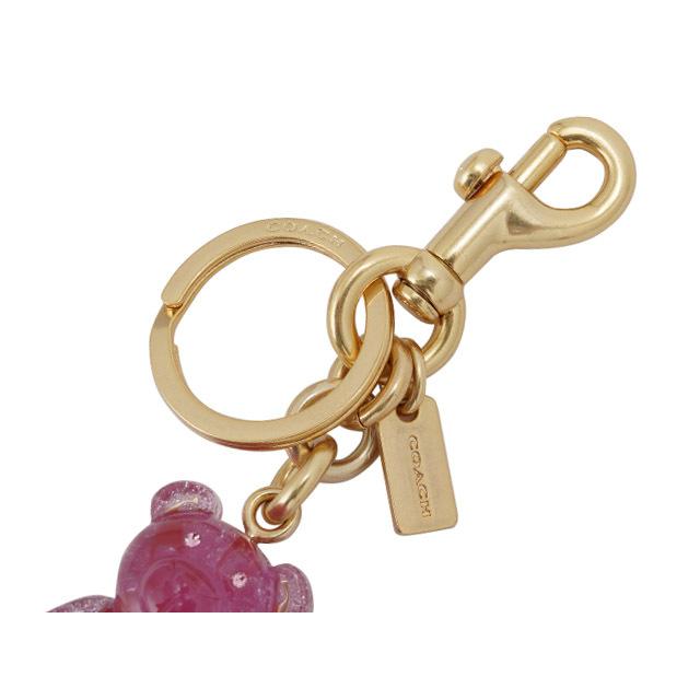 COACH（コーチ） キーリング キーホルダー シグネチャー ラメ