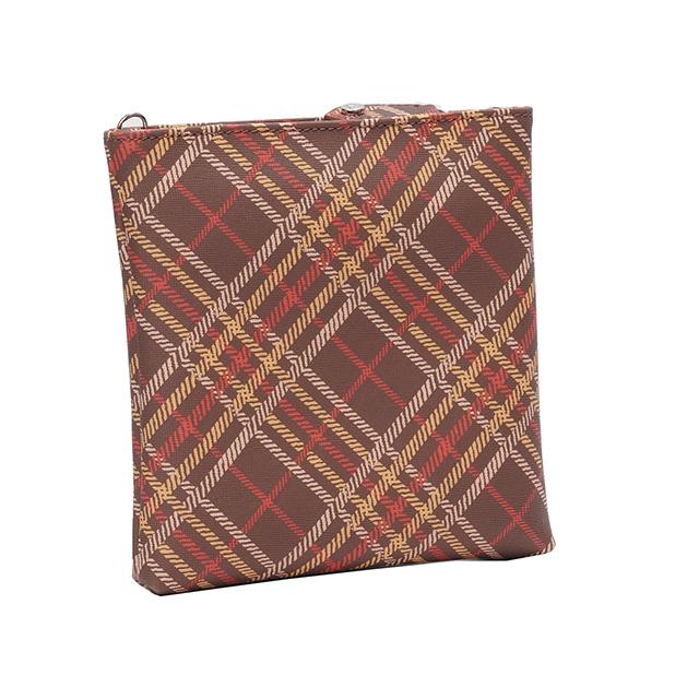 【ヴィヴィアンウエストウッド】 スクエア ショルダー バッグ チェック ヴィヴィアンウエストウッド】 スクエア ショルダー バッグ チェック