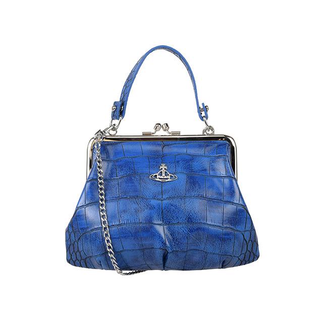 美品ビビアンウエストウッド　濃紺ショルダーバッグ Vivienne Westwood（ヴィヴィアンウエストウッド） ショルダーバッグ