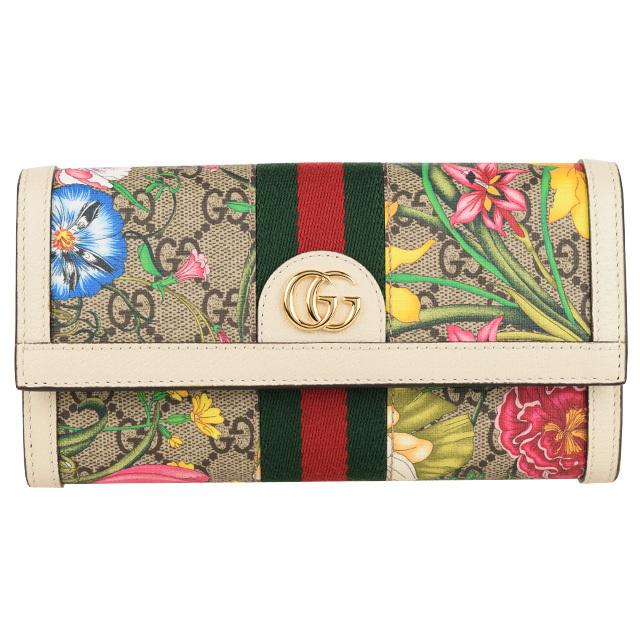 GUCCI（グッチ） 財布 折財布 ミニ コンパクト 花柄 アウトレット