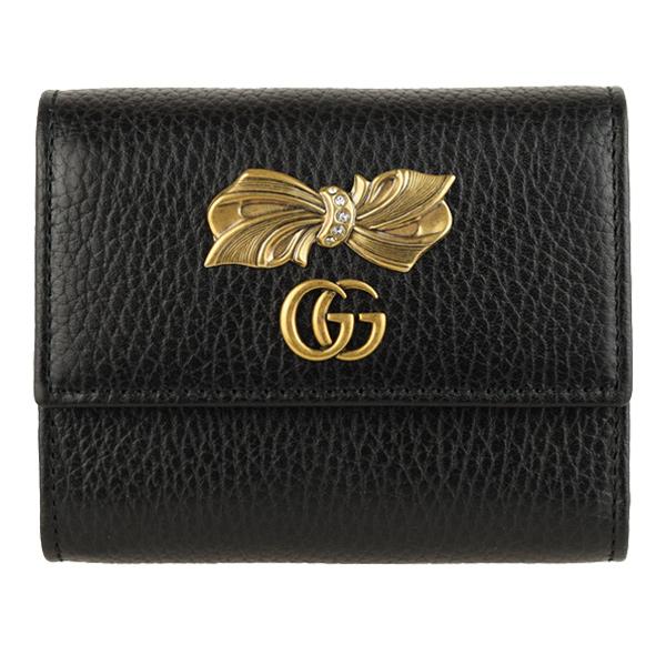 GUCCI（グッチ） 財布 折財布 ミニ コンパクト リボン アウトレット