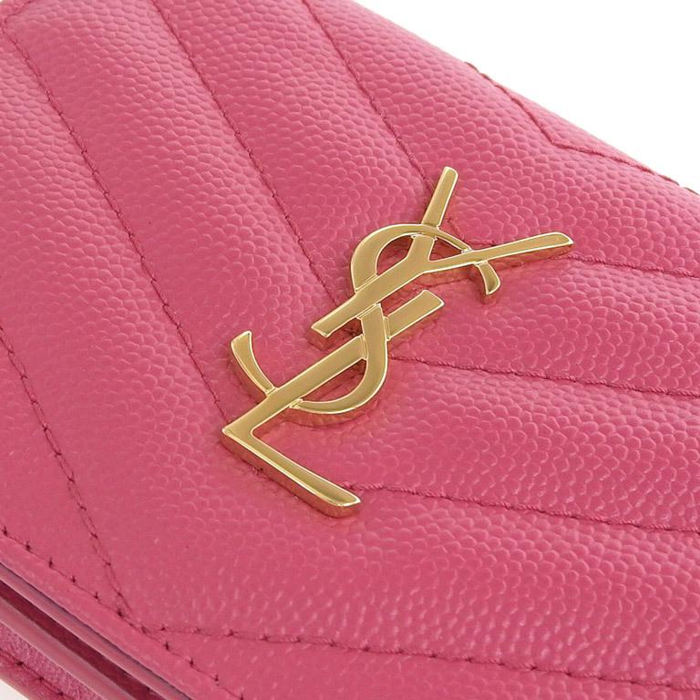 サンローラン ピンク 二つ折り財布 楽天市場】サンローラン SAINT LAURENT ZIP長財布 二つ折り長