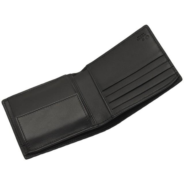 GUCCI　グッチ　 二つ折り財布 グッチ 日本限定 ダブルG 二つ折り財布 ブラック レザー | GUCCI® JP