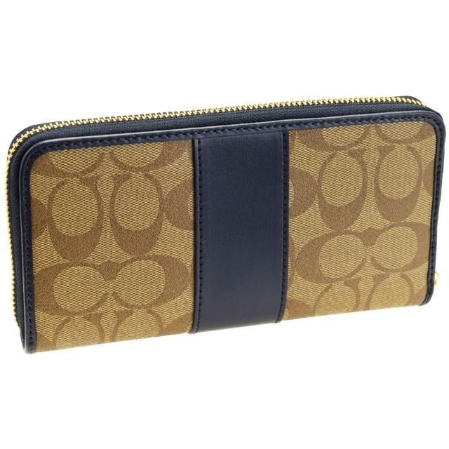 COACH（コーチ） 財布 長財布 ラウンドファスナー シグネチャー