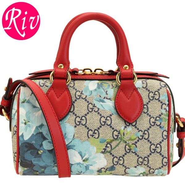 GUCCI（グッチ） バッグ ショルダーバッグ 2way ボストン ミニ 花柄 GG