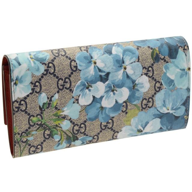 GUCCI（グッチ） 財布 長財布 二つ折り 花柄 アウトレット 546367