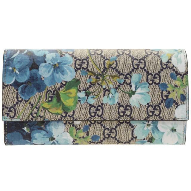 GUCCI（グッチ） 財布 長財布 二つ折り 花柄 アウトレット 546367