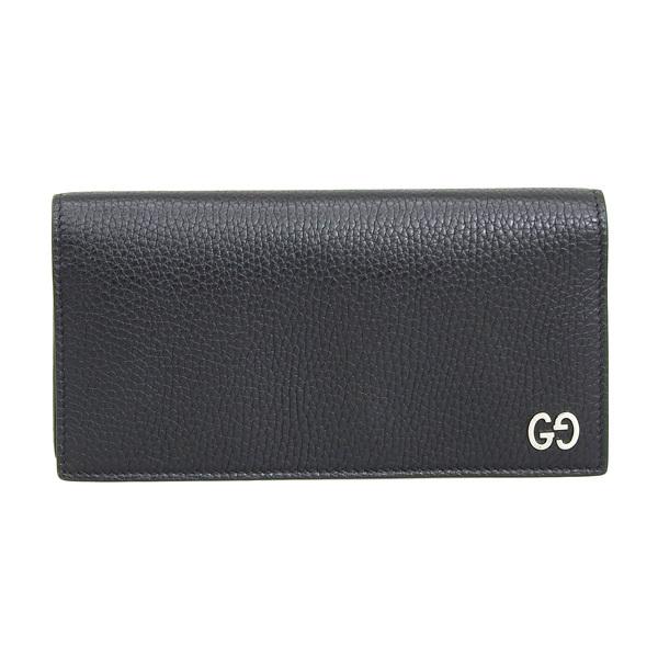 GUCCI（グッチ） 財布 メンズ アウトレット 長財布 レザー ブラック