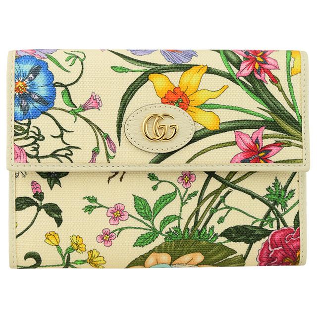 GUCCI花柄キャンバスクラッチバッグ GUCCI（グッチ） ドキュメントケース クラッチバッグ 花柄