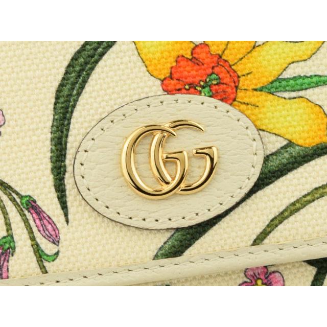 GUCCI花柄キャンバスクラッチバッグ GUCCI（グッチ） ドキュメントケース クラッチバッグ 花柄