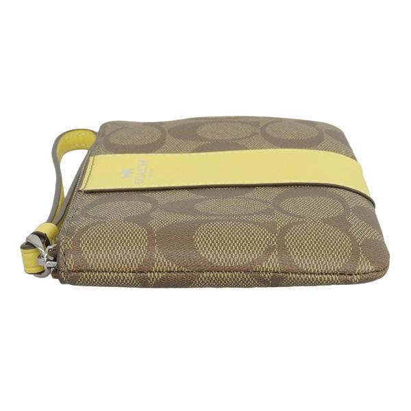 COACH（コーチ） ポーチ リストレット レディース アウトレット カーキ