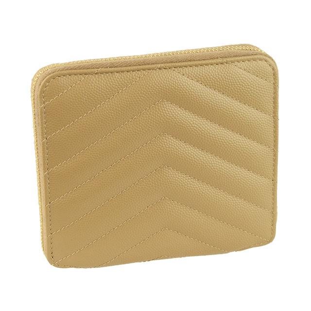 サンローラン パリ SAINT LAURENT PARIS YSL ラウンドファスナー折り  