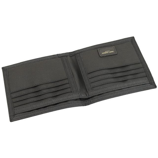 【数量限定セール】サンローラン パリ SAINT LAURENT PARIS YSL 財布 折財布 二つ折り 札入れ メンズ アウトレット 588191 LAURENT PARIS YSL 財布