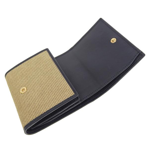 GUCCI（グッチ） 財布 折財布 二つ折り 財布 キャンバス レザー