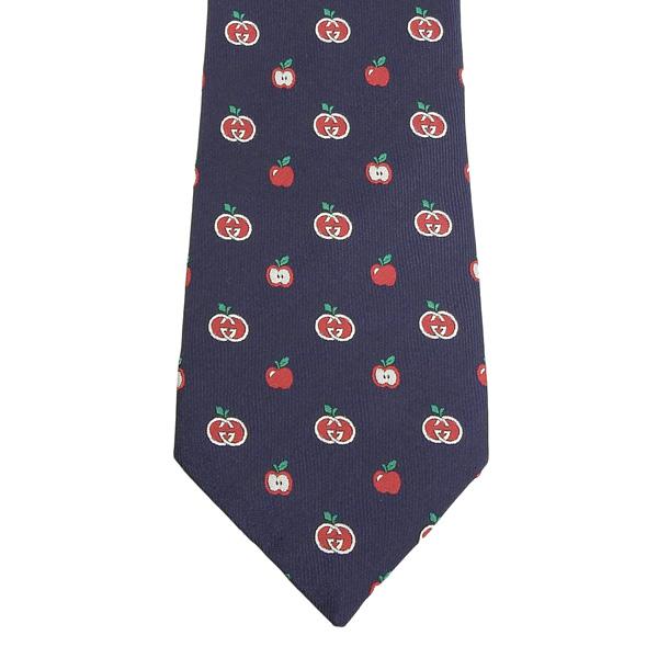 GUCCI（グッチ） ネクタイ メンズ アウトレット シルク ネイビーマルチ