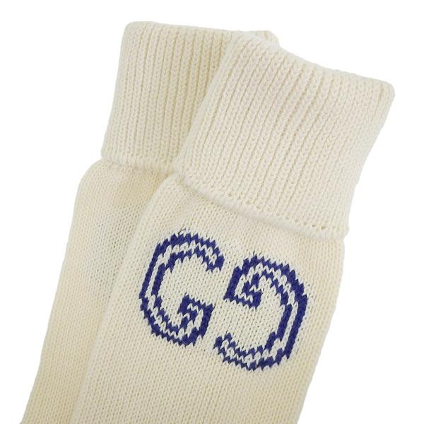 GUCCI（グッチ） 靴下 ソックス 小物 コットン ベージュ Lサイズ