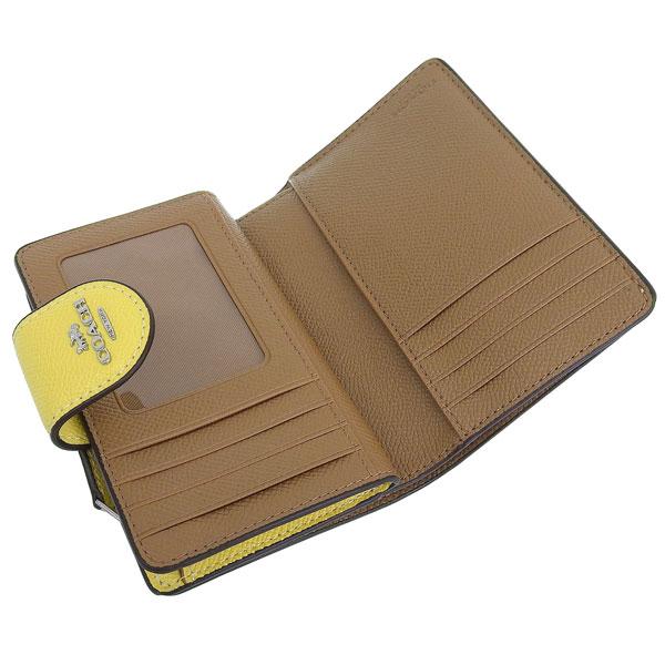 COACH（コーチ） 財布 レディース 2つ折り 折財布 コンパクト