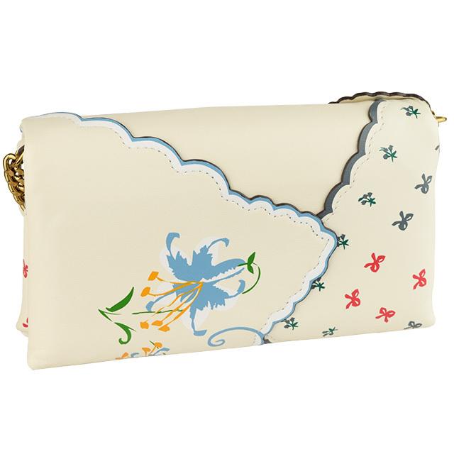TORY BURCH（トリーバーチ） ショルダーウォレット チェーン 花柄