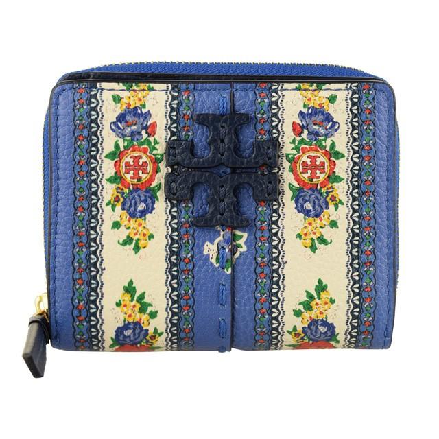 TORY BURCH（トリーバーチ） 財布 折財布 二つ折り 花柄 64372-431