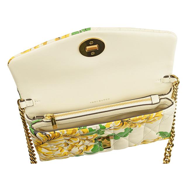 トリーバーチ ショルダーバッグ チェーンウォレット 花柄 TORY BURCH（トリーバーチ） ショルダーウォレット チェーン 花柄