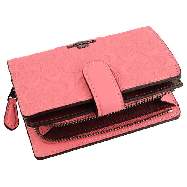COACH（コーチ） 財布 折財布 二つ折り シグネチャー アウトレット