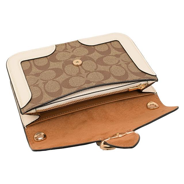 本物未使用■コーチ■シグネチャー 斜めがけショルダーバッグ チェーンウォレット COACH（コーチ） ショルダーウォレット バッグ ショルダーバッグ 斜