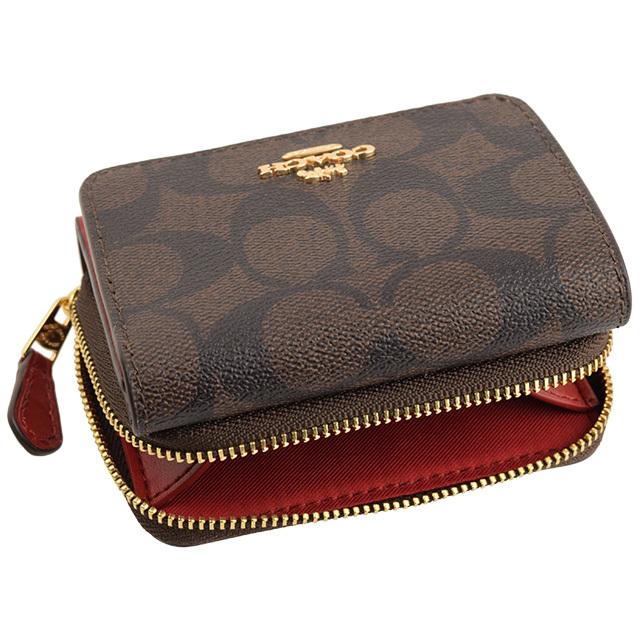 COACH（コーチ） 財布 折財布 ミニ コンパクト シグネチャー