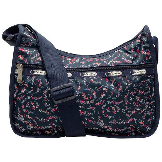 レスポートサック LeSportsac バッグ ショルダーバッグ 斜めがけ Classic Hobo FAIRY FLORAL BLUE ナイロン 7520-d914｜riverall-men｜02