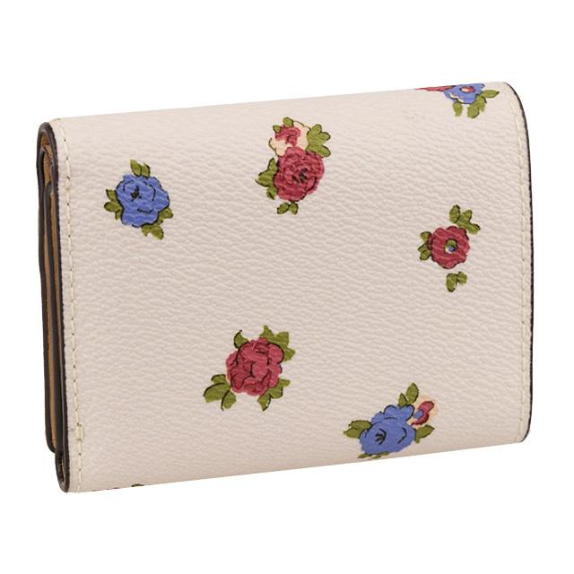 COACH（コーチ） 財布 折財布 ミニ コンパクト 花柄 アウトレット