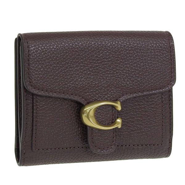 COACH（コーチ） 財布 折財布 二つ折り 財布 レザー ダークブラウン