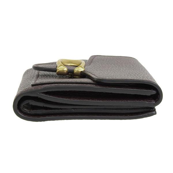 COACH（コーチ） 財布 折財布 二つ折り 財布 レザー ダークブラウン