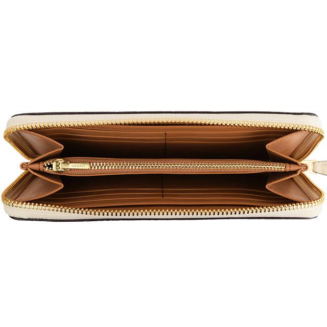 COACH（コーチ） 財布 長財布 ラウンドファスナー 花柄 アウトレット