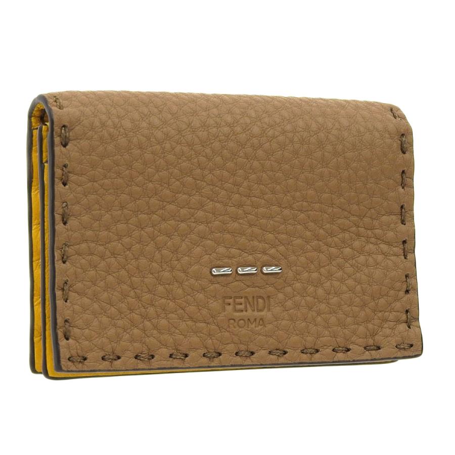FENDI フェンディ CUOIO ROMANO カードケース 名刺ケース レザー
