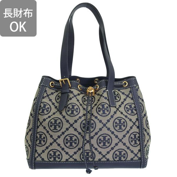Tory Burch ネイビー ロゴトートバッグ TORY BURCH トリーバーチ/ジオロゴトートバッグ ブルー系