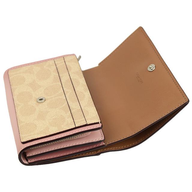 COACH（コーチ） 財布 折財布 二つ折り シグネチャー アウトレット
