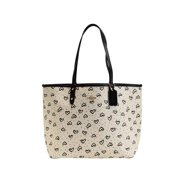 COACH（コーチ） バッグ トートバッグ リバーシブル ハート 