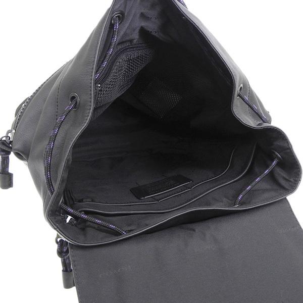 COACH ナイロンリュック　ブラック COACH(コーチ) / リュック/レザー/ブラック/無地/93849 | 中古品