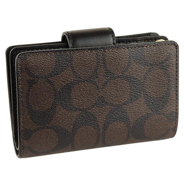 COACH（コーチ） 財布 折財布 二つ折り シグネチャー アウトレット
