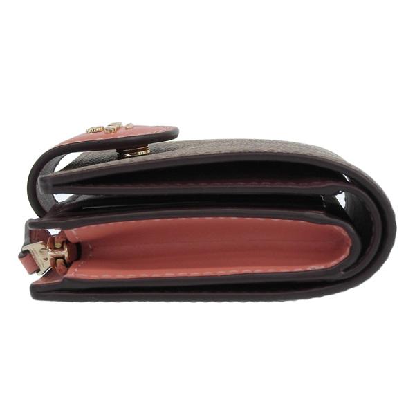 コーチCOACH♡二つ折り財布♡カーキ/ピンク正規新品 COACH（コーチ） 財布 レディース 二つ折り財布 アウトレット カーキ