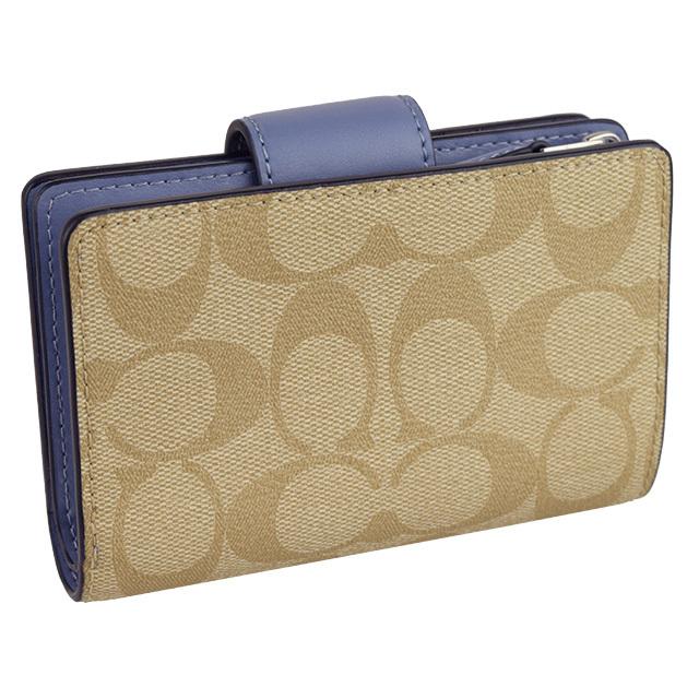 COACH（コーチ） 財布 折財布 二つ折り シグネチャー アウトレット