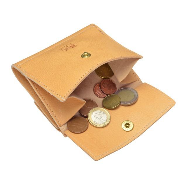 IL BISONTE イルビゾンテ 財布 二つ折り財布 レザー ヌメ革 W