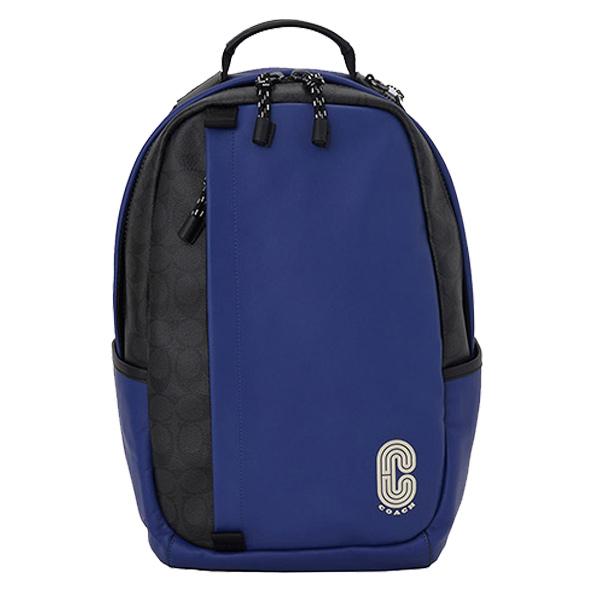 ほぼ未使用COACH コーチ シグネチャーバックパック リュックサック ネイビー COACH（コーチ） バッグ リュックサック バックパック メンズ