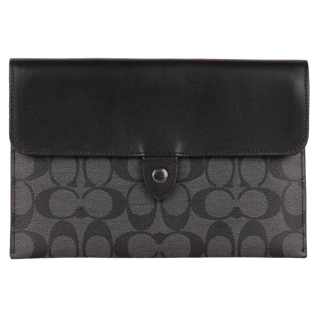 COACH（コーチ） クラッチバッグ メンズ シグネチャー アウトレット