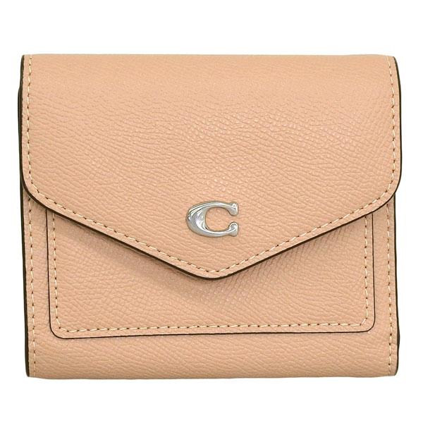 COACH（コーチ） 財布 レディース 二つ折り財布 レザー ピンク ウィン