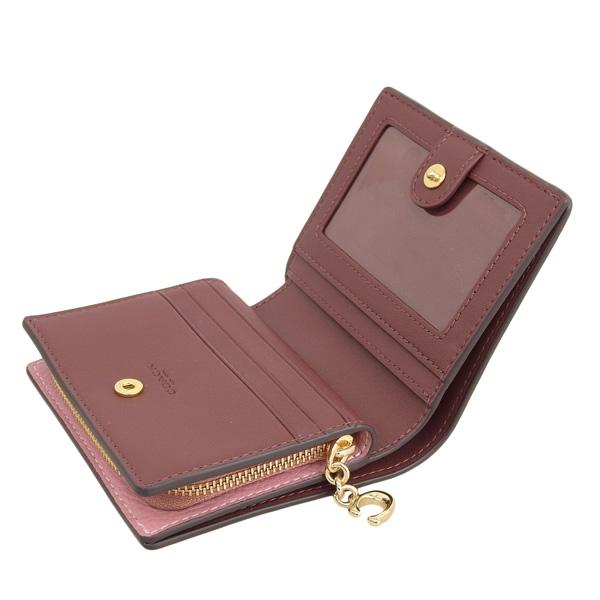 COACH（コーチ） 財布 レディース 二つ折り財布 アウトレット レザー