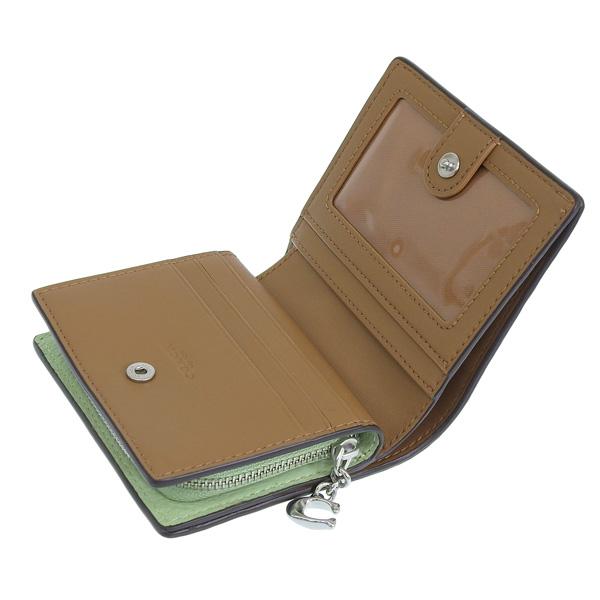 COACH（コーチ） 財布 レディース 二つ折り財布 アウトレット レザー